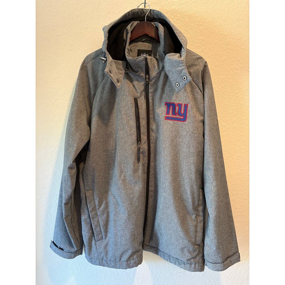 G III APPAREL New York Giants Mens’s Jacket Gray XXL-XXXL Football Team Fan